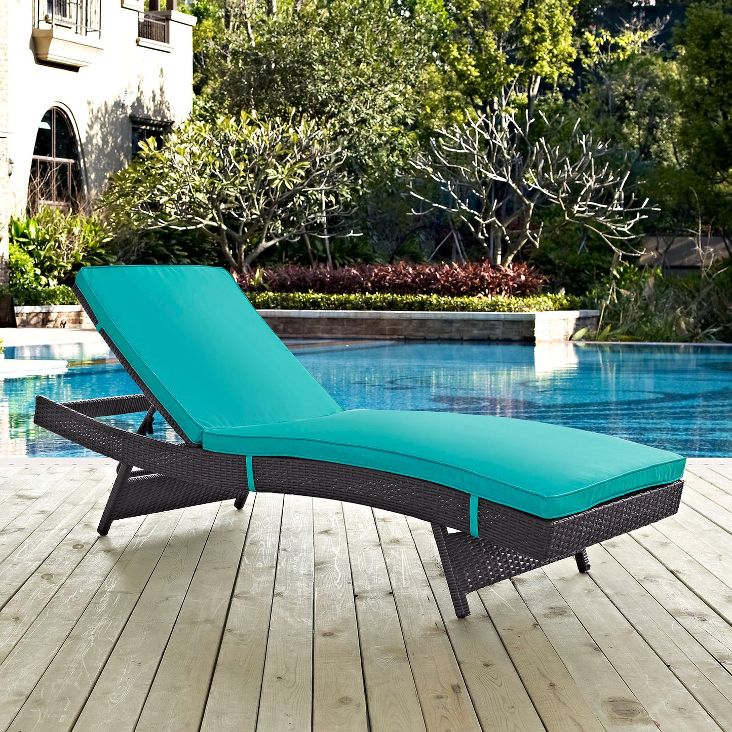 Chaise longue para exteriores Convene de Modway