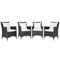 Convene 4 Piece Outdoor Patio Dining Set