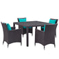 Convene 5 Piece Outdoor Patio Dining Set