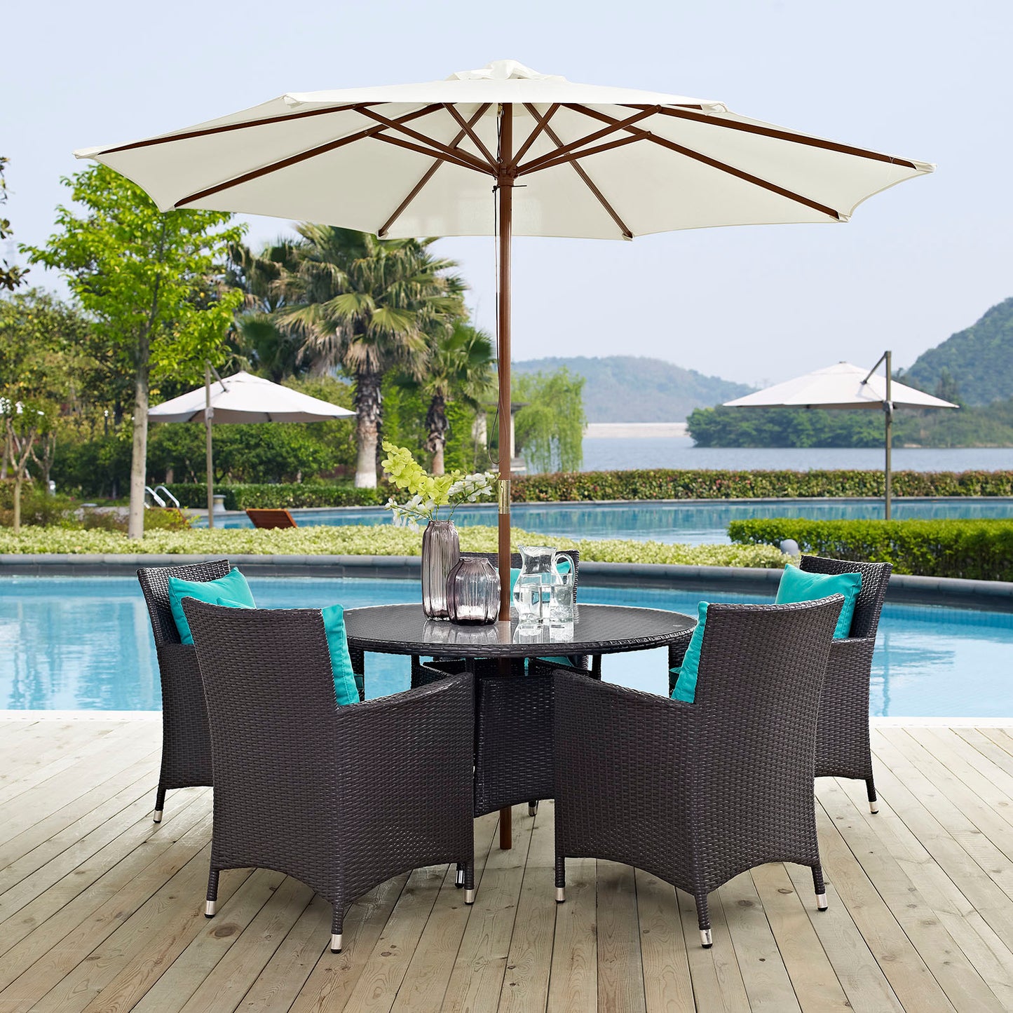 Convene 7 Piece Outdoor Patio Dining Set