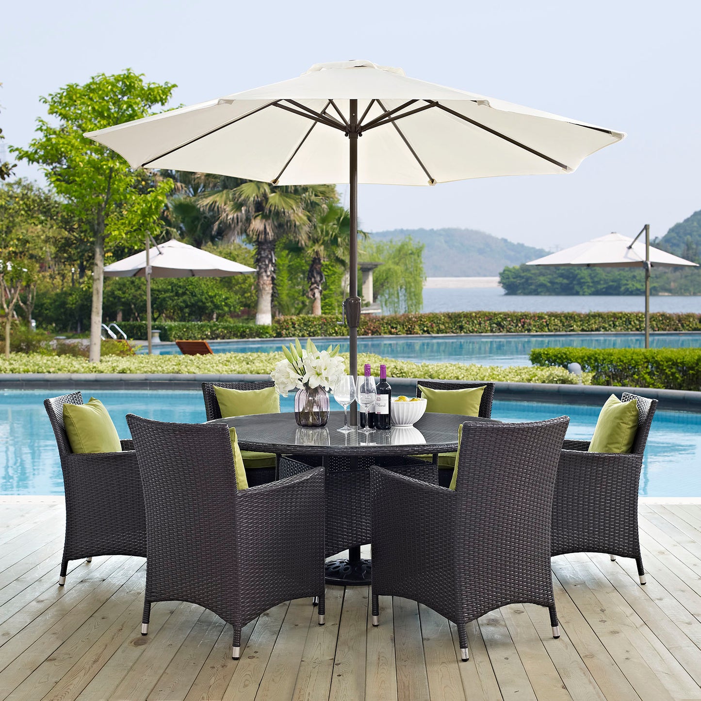 Convene 8 Piece Outdoor Patio Dining Set