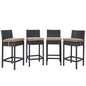 Convene 4 Piece Outdoor Patio Pub Set