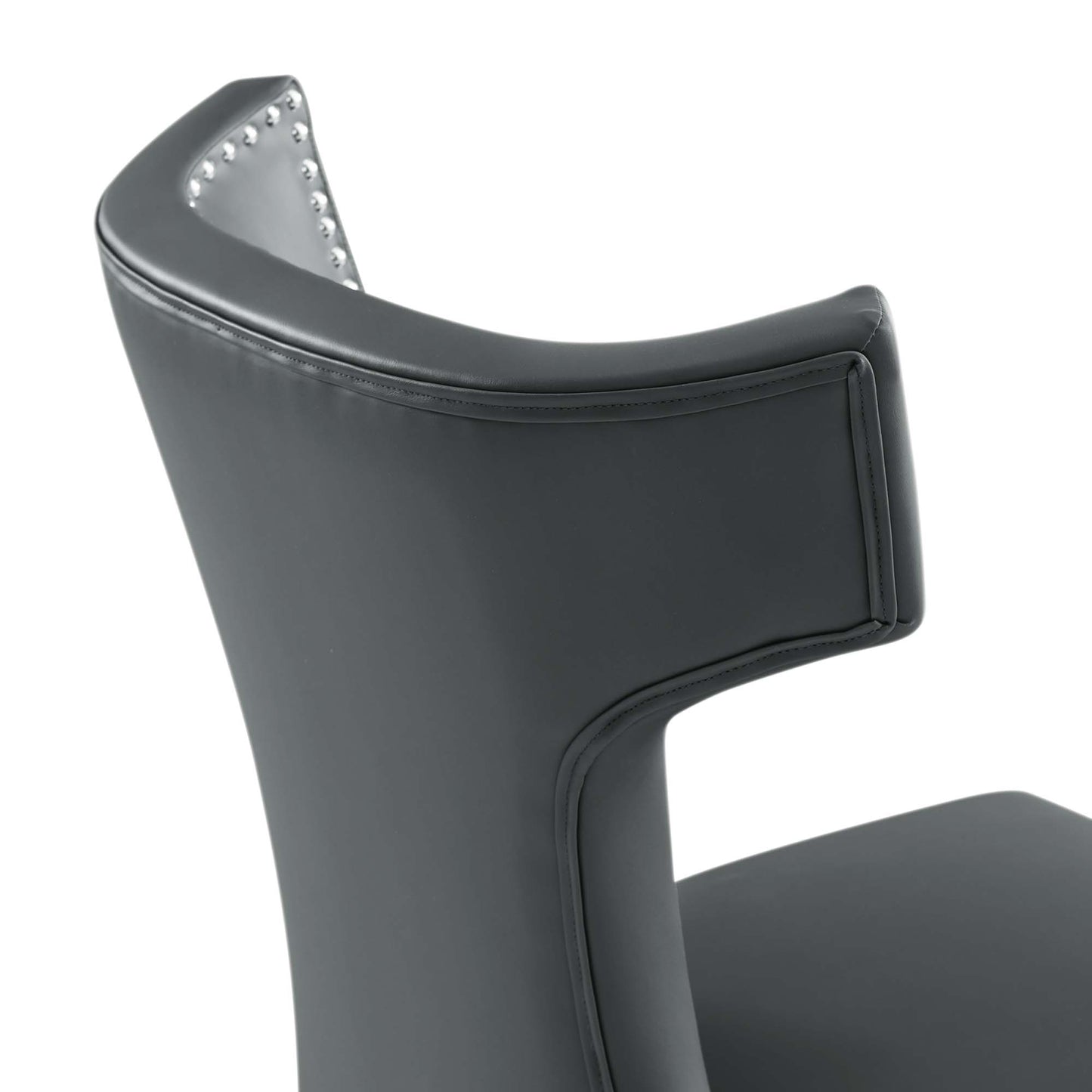 Silla de comedor Curve de cuero vegano de Modway