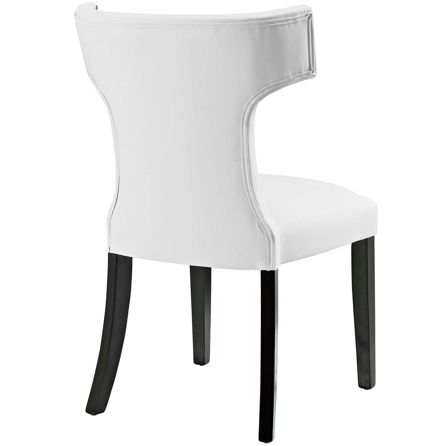 Silla de comedor Curve de cuero vegano de Modway