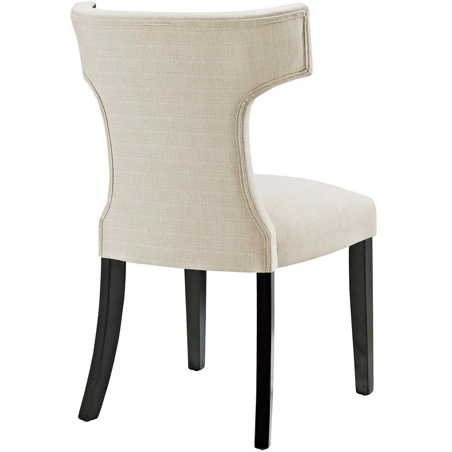 Silla de comedor de tela Curve de Modway