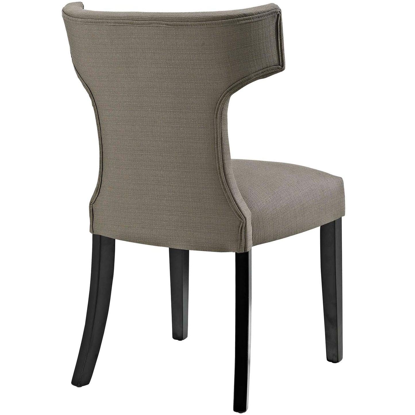 Silla de comedor de tela Curve de Modway