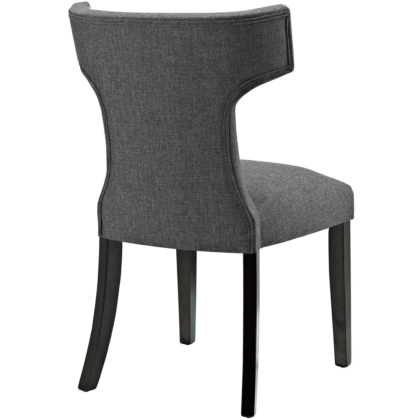 Silla de comedor de tela Curve de Modway