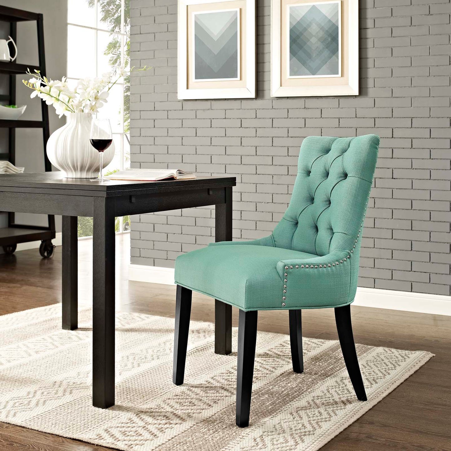 Regent Tufted Fabric Dining Chair