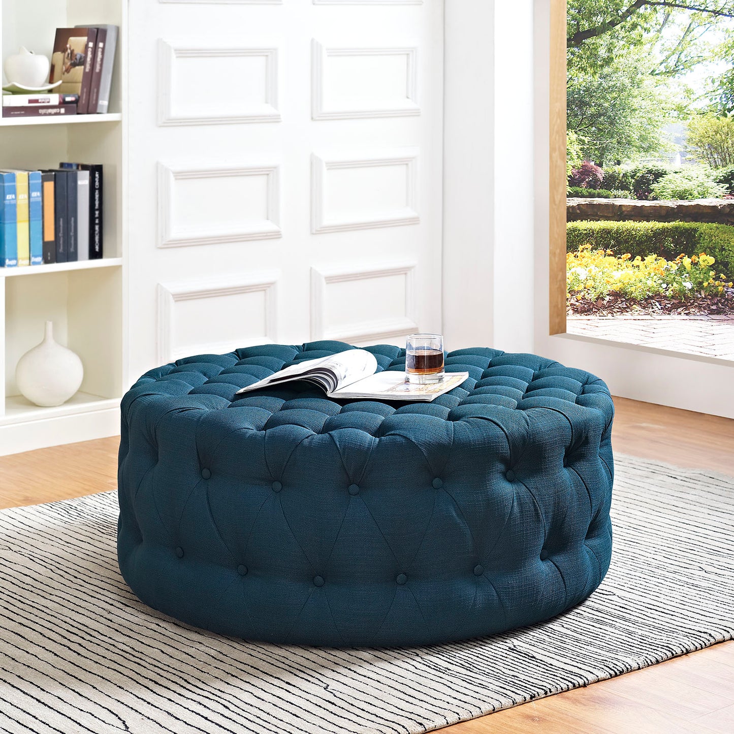 Pouf en tissu rembourré Amour