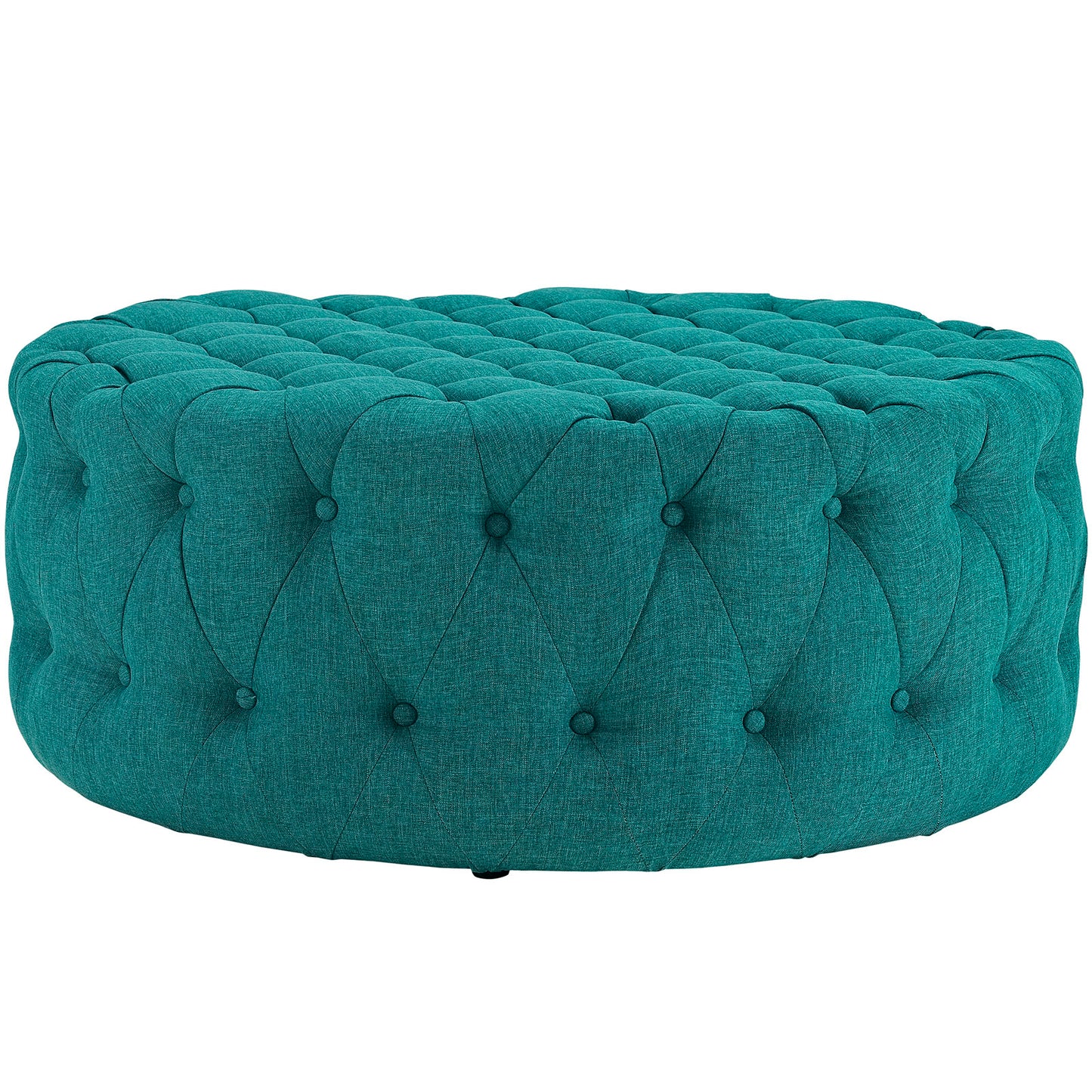 Amour Upholstered Fabric Ottoman