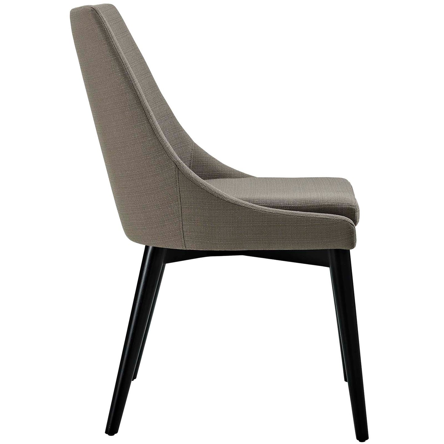 Chaise de salle à manger en tissu Viscount