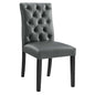 Duchess Button Tufted Vegan Leather Dining Chair