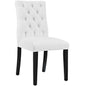 Duchess Button Tufted Vegan Leather Dining Chair