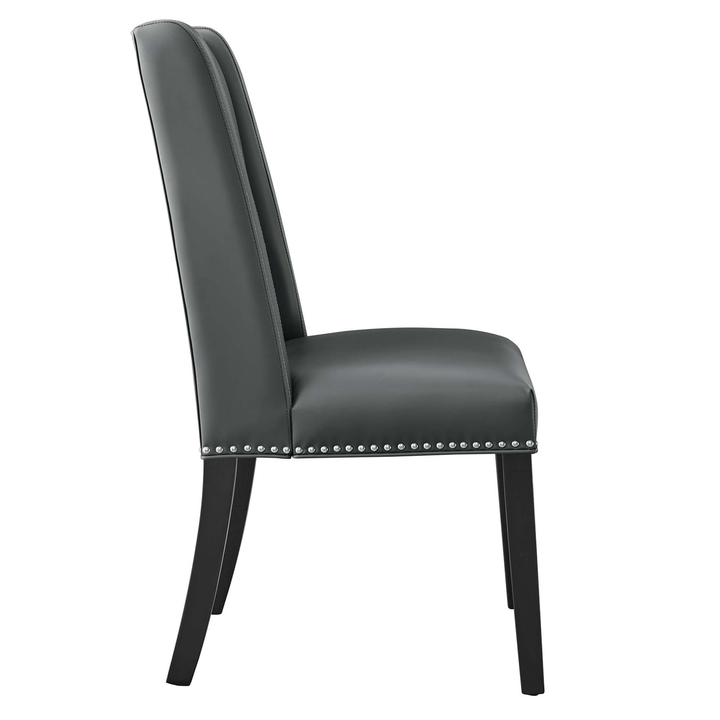 Chaise de salle à manger en cuir végétalien Baron par Modway