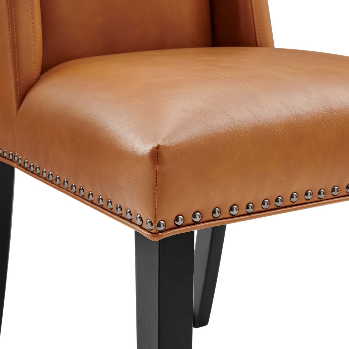 Chaise de salle à manger en cuir végétalien Baron par Modway