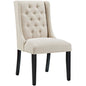 Baronet Button Tufted Fabric Dining Chair