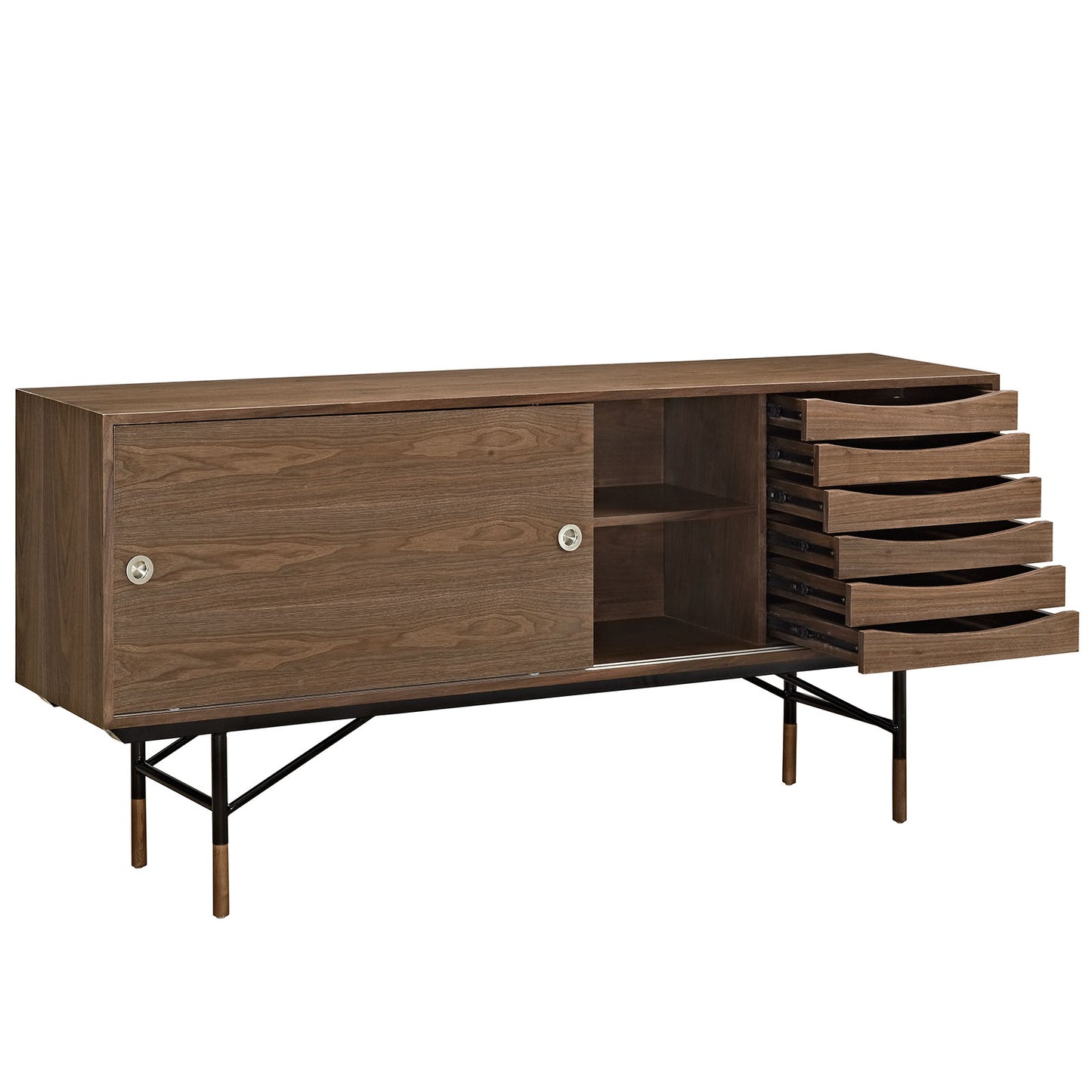 Mueble de madera de nogal Envoy de Modway