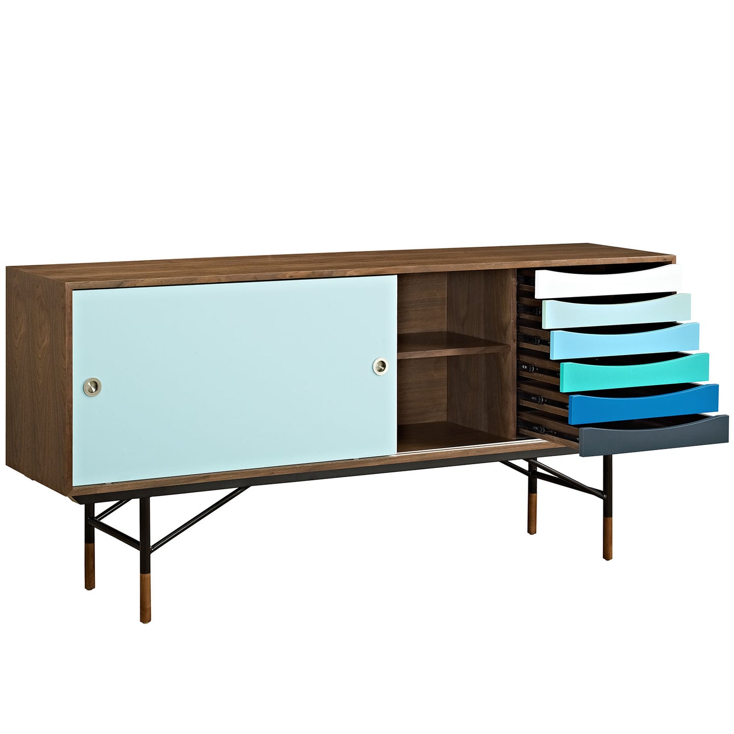 Mueble de madera de nogal Envoy de Modway