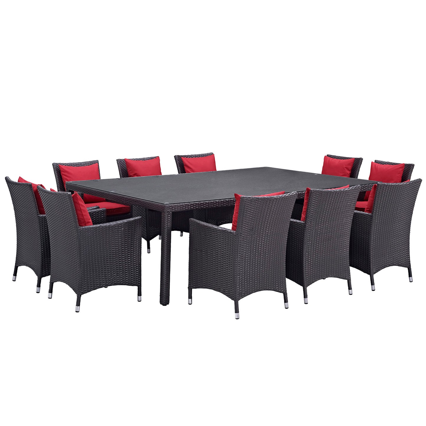 Convene 11 Piece Outdoor Patio Dining Set