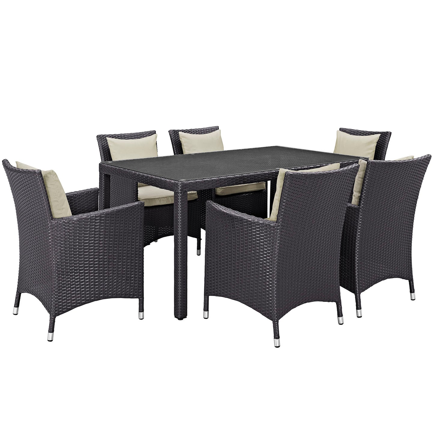 Convene 7 Piece Outdoor Patio Dining Set