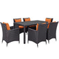 Convene 7 Piece Outdoor Patio Dining Set