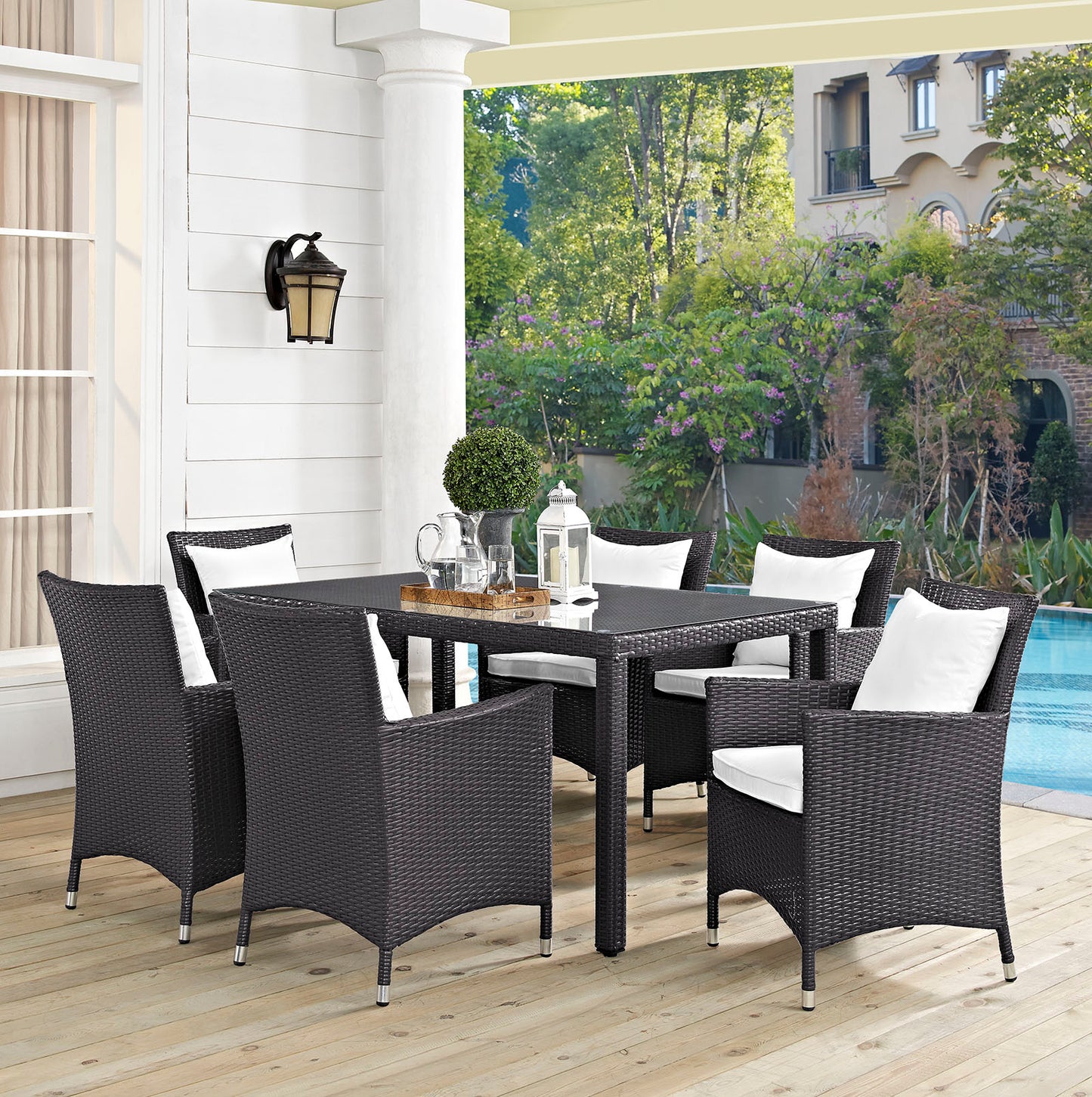 Convene 7 Piece Outdoor Patio Dining Set