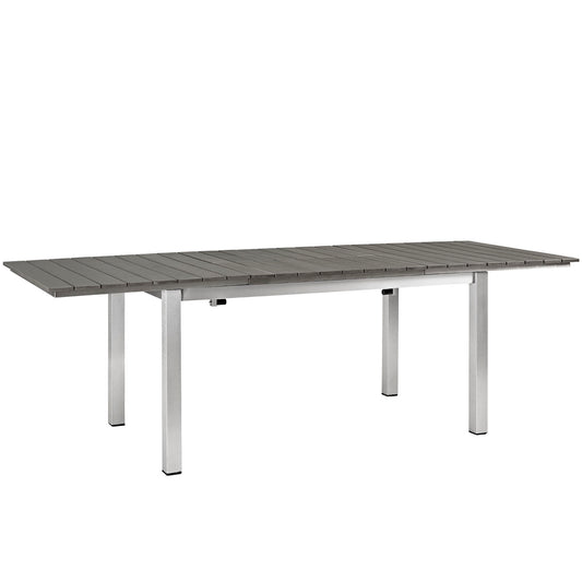 Mesa de comedor de aluminio para exteriores Shore de Modway