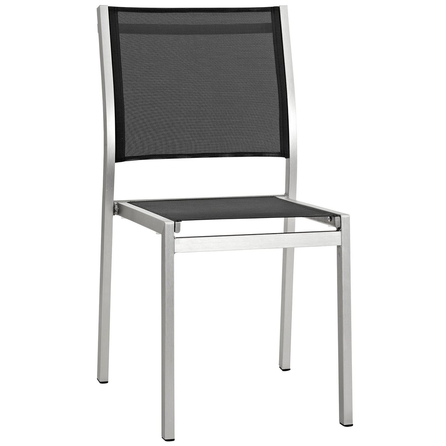 Chaise d'appoint en aluminium pour patio d'extérieur Shore par Modway