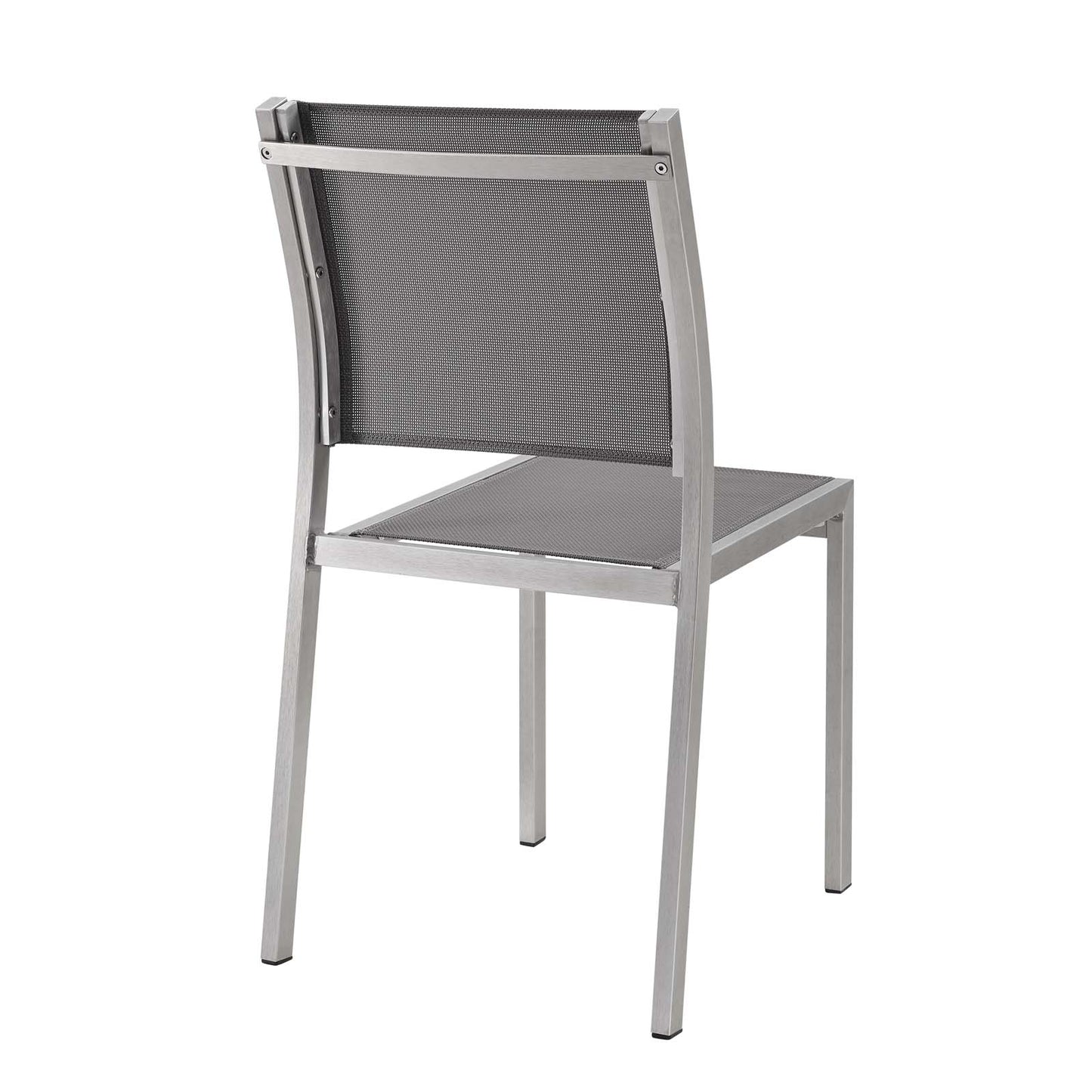 Chaise d'appoint en aluminium pour patio d'extérieur Shore par Modway