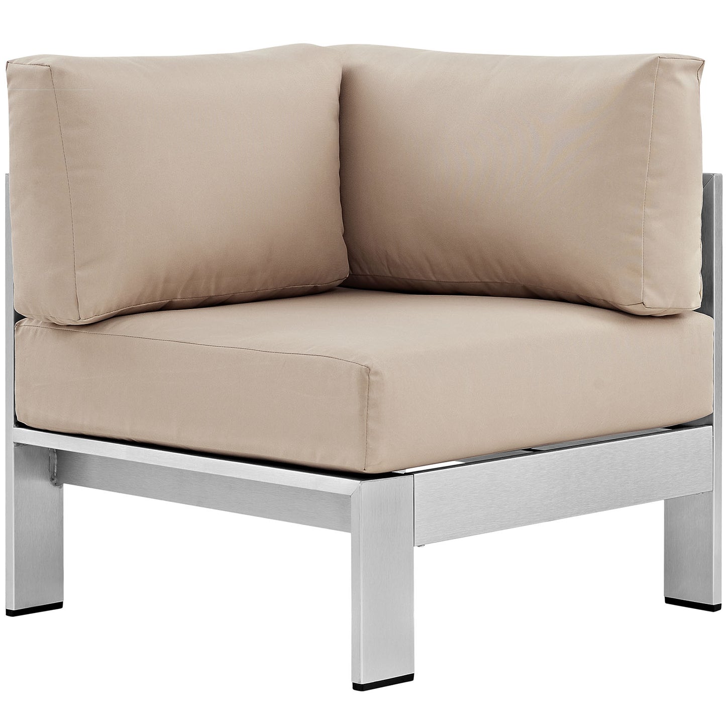 Shore Outdoor Patio Aluminum Corner Sofa