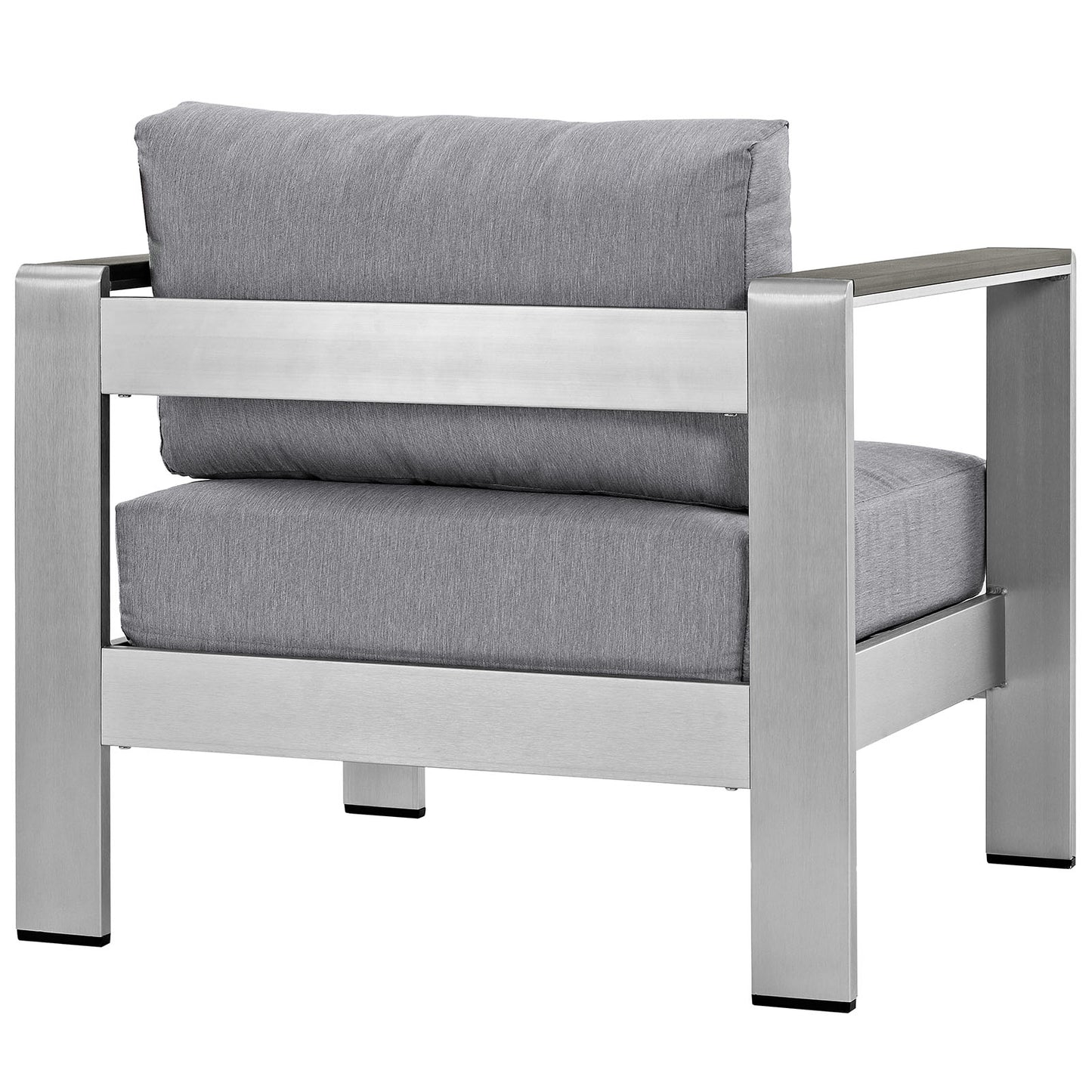 Fauteuil d'extérieur en aluminium Shore de Modway