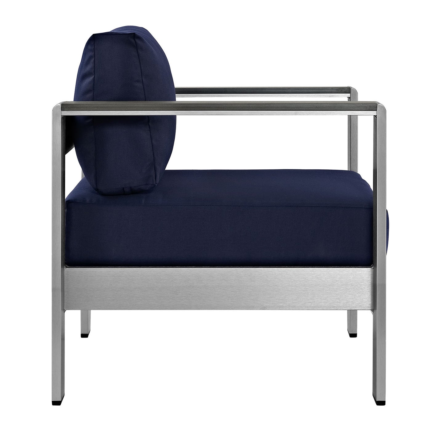 Fauteuil d'extérieur en aluminium Shore de Modway