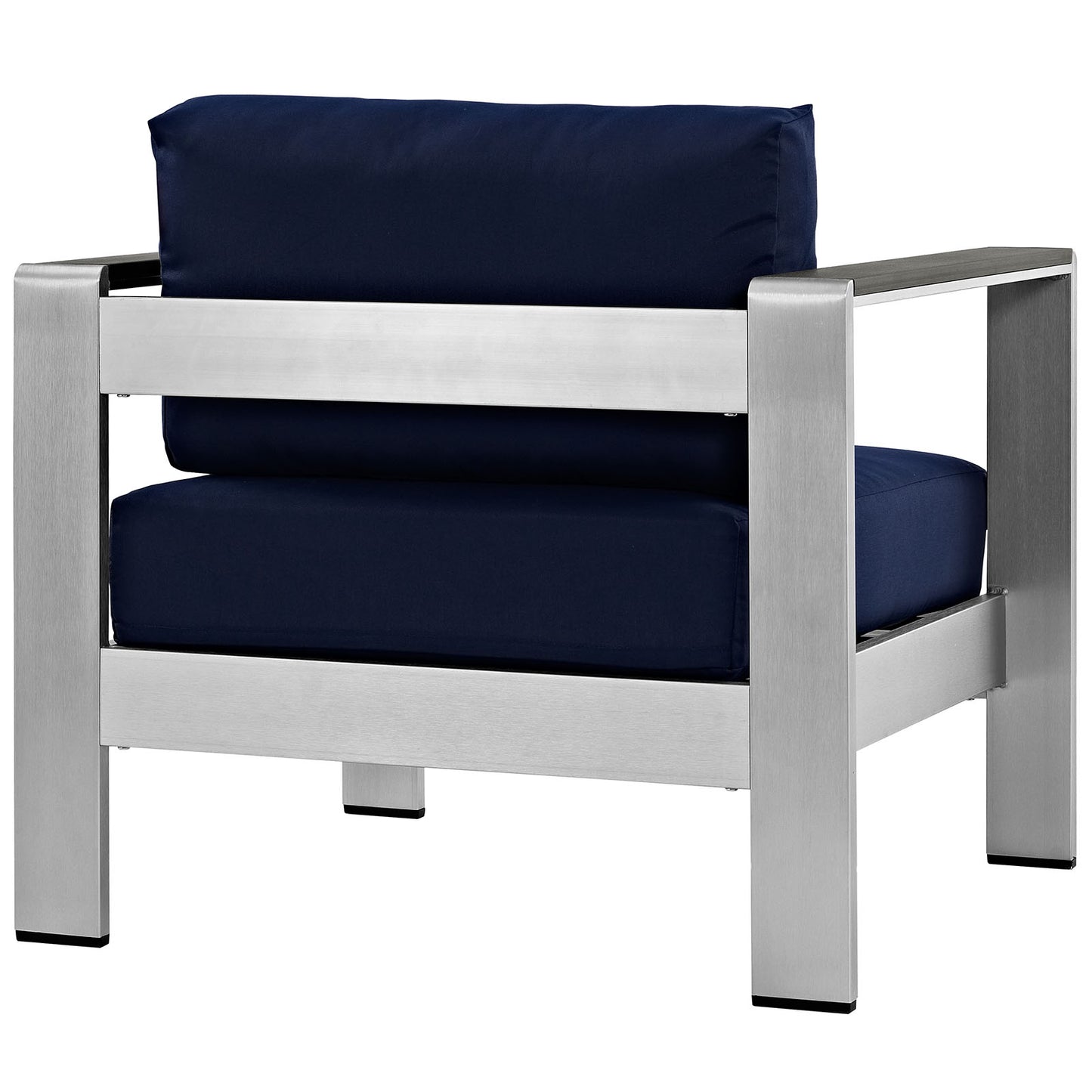 Fauteuil d'extérieur en aluminium Shore de Modway