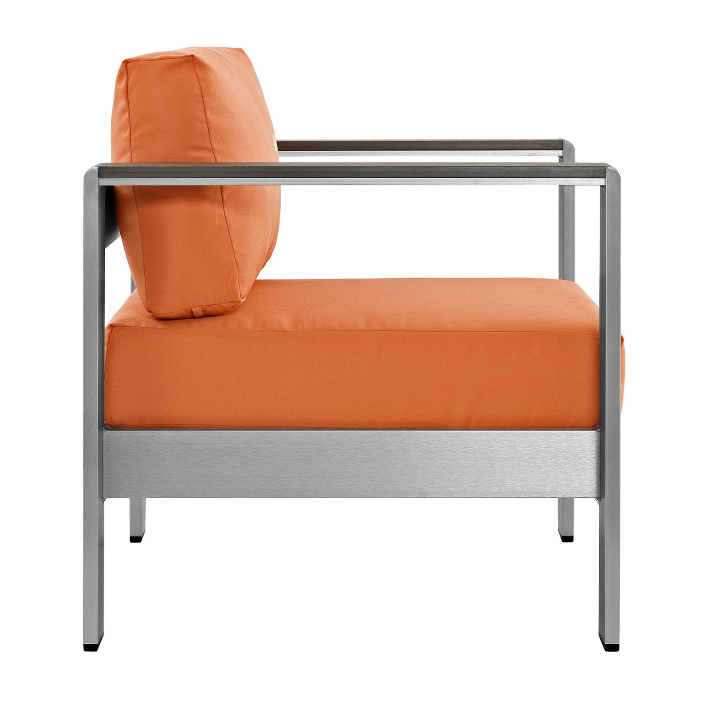 Fauteuil d'extérieur en aluminium Shore de Modway