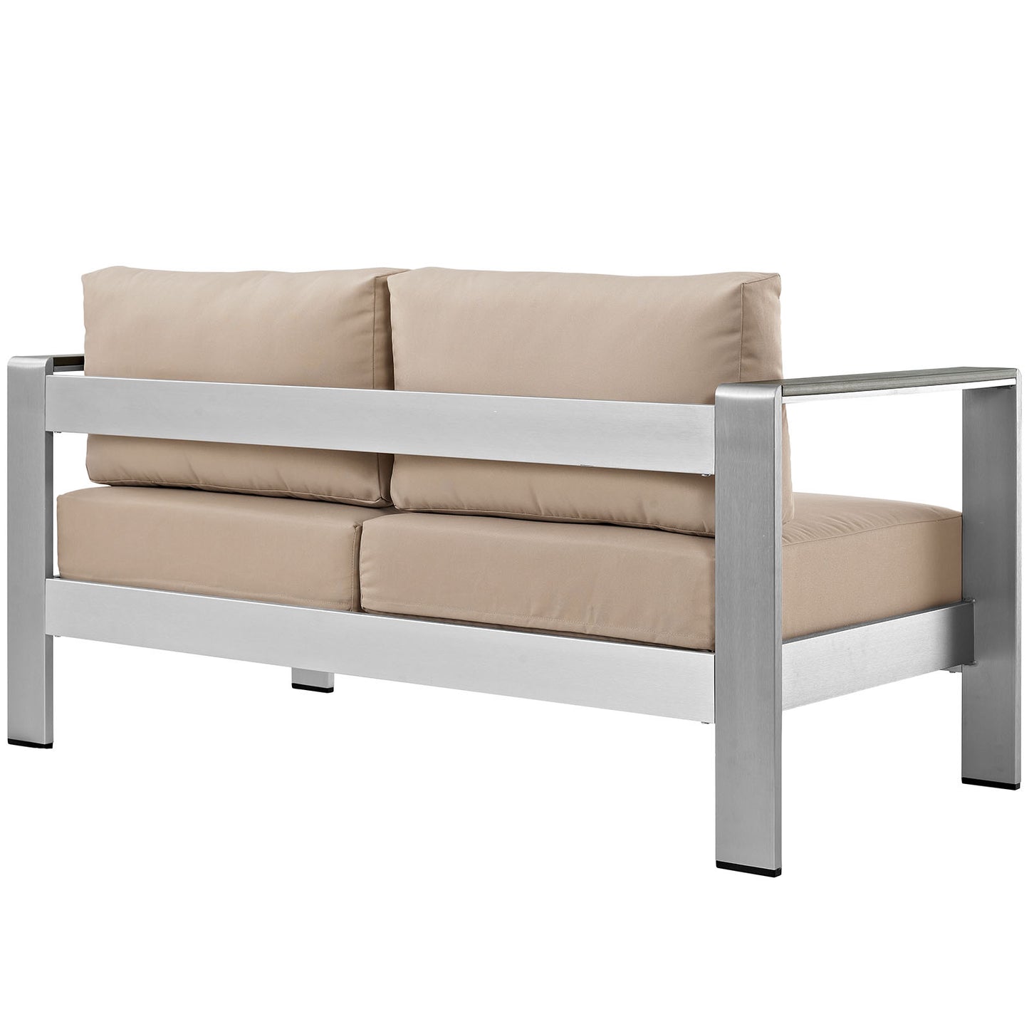 Shore Outdoor Patio Aluminum Loveseat