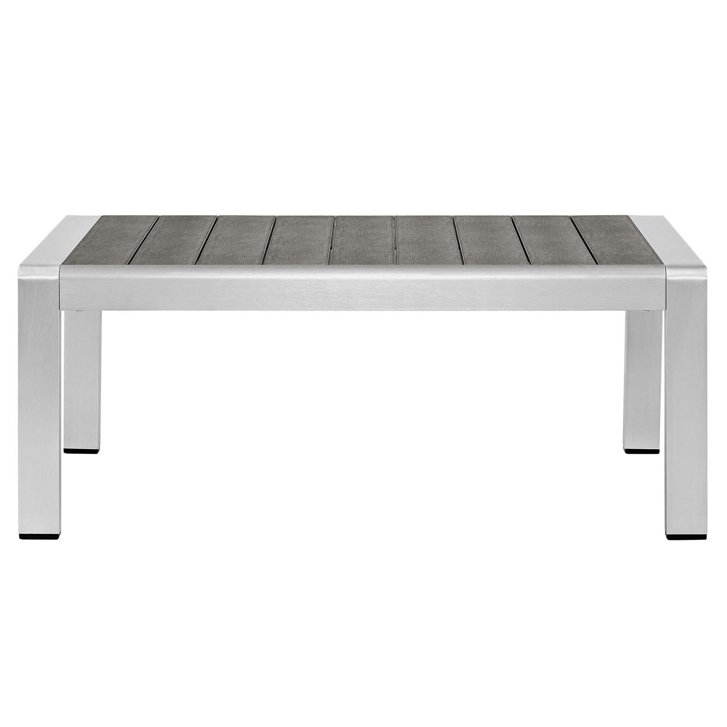 Mesa de centro de aluminio para exteriores Shore de Modway