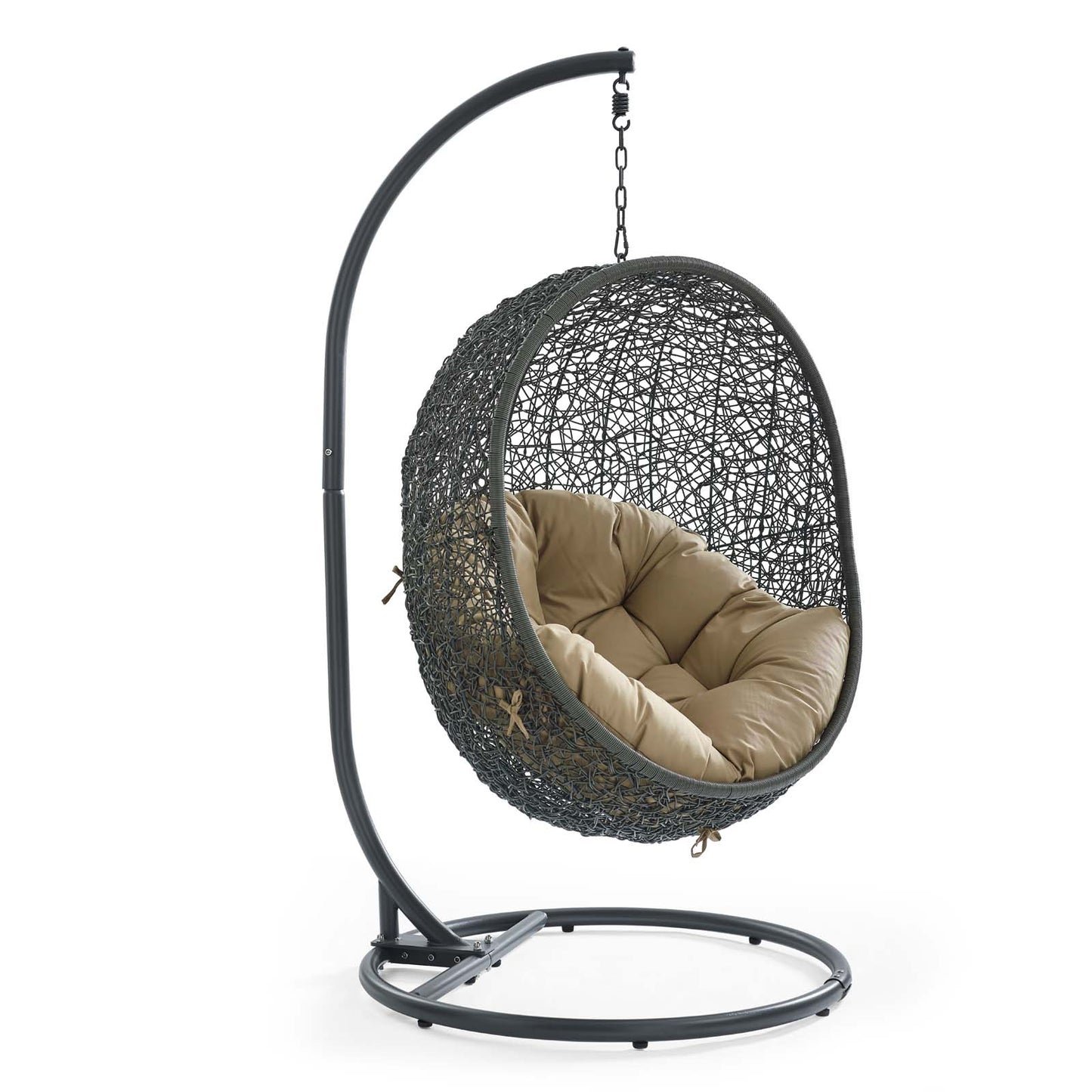 Silla mecedora para patio exterior Hide con soporte de Modway