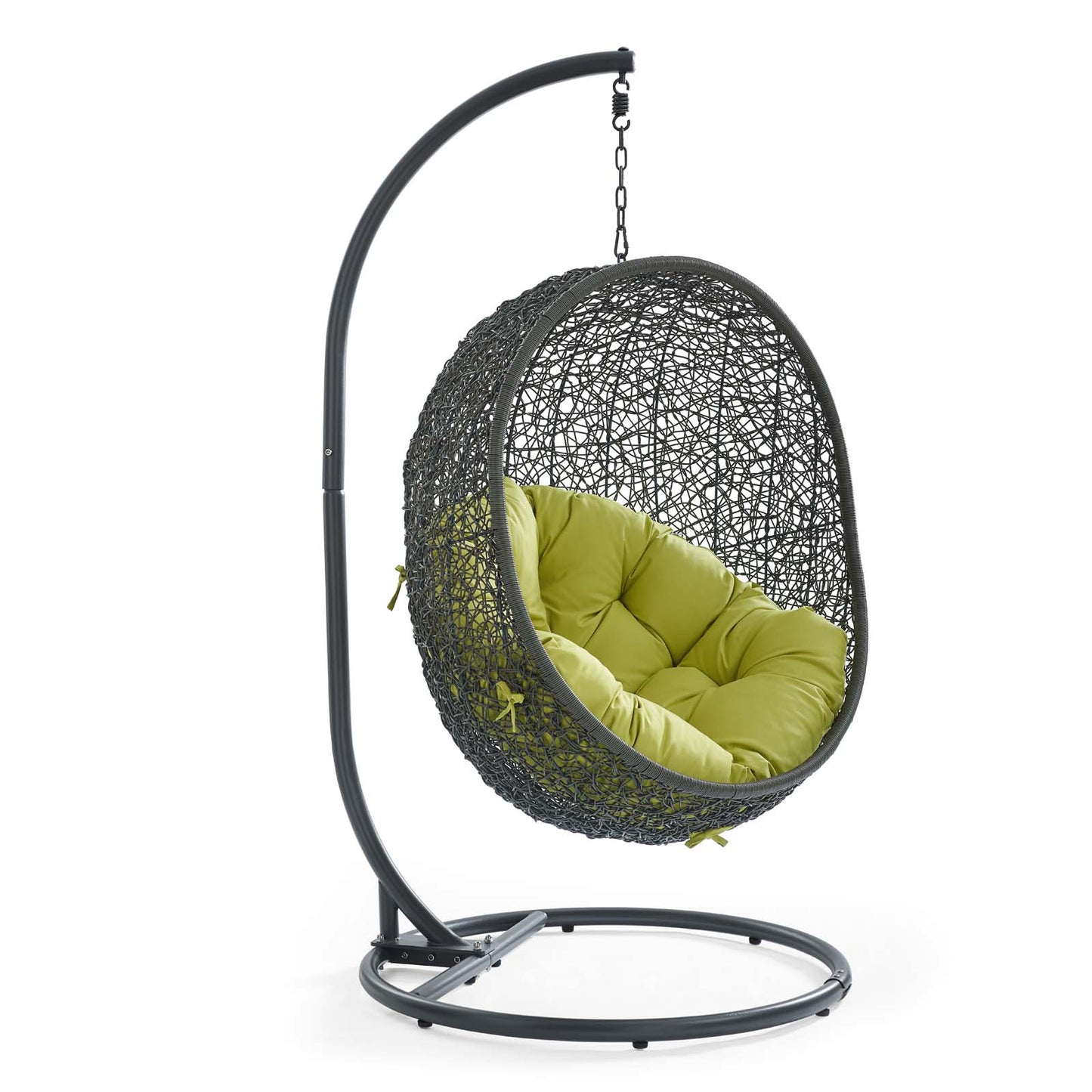 Silla mecedora para patio exterior Hide con soporte de Modway