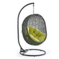 Silla mecedora para patio exterior Hide con soporte de Modway