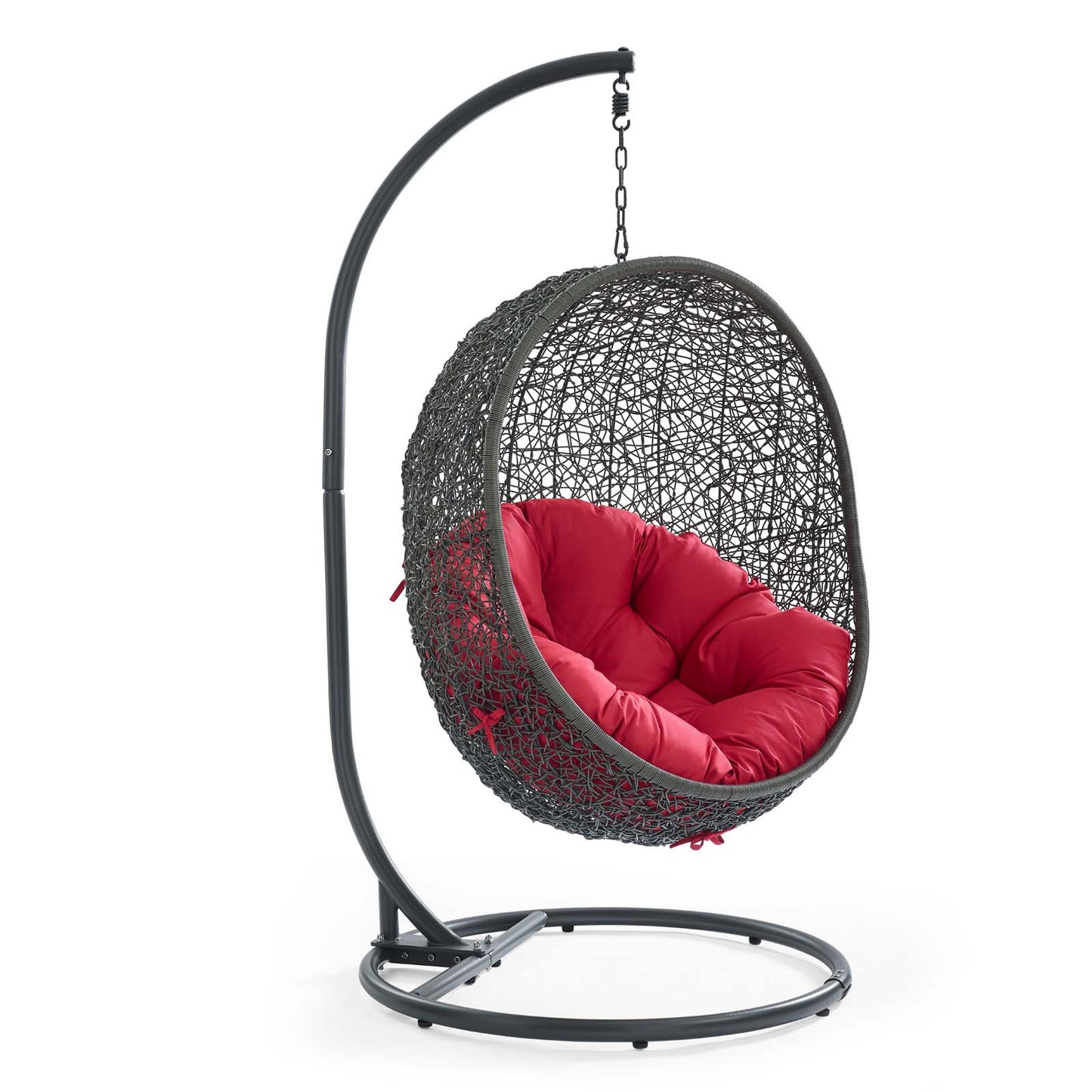 Silla mecedora para patio exterior Hide con soporte de Modway