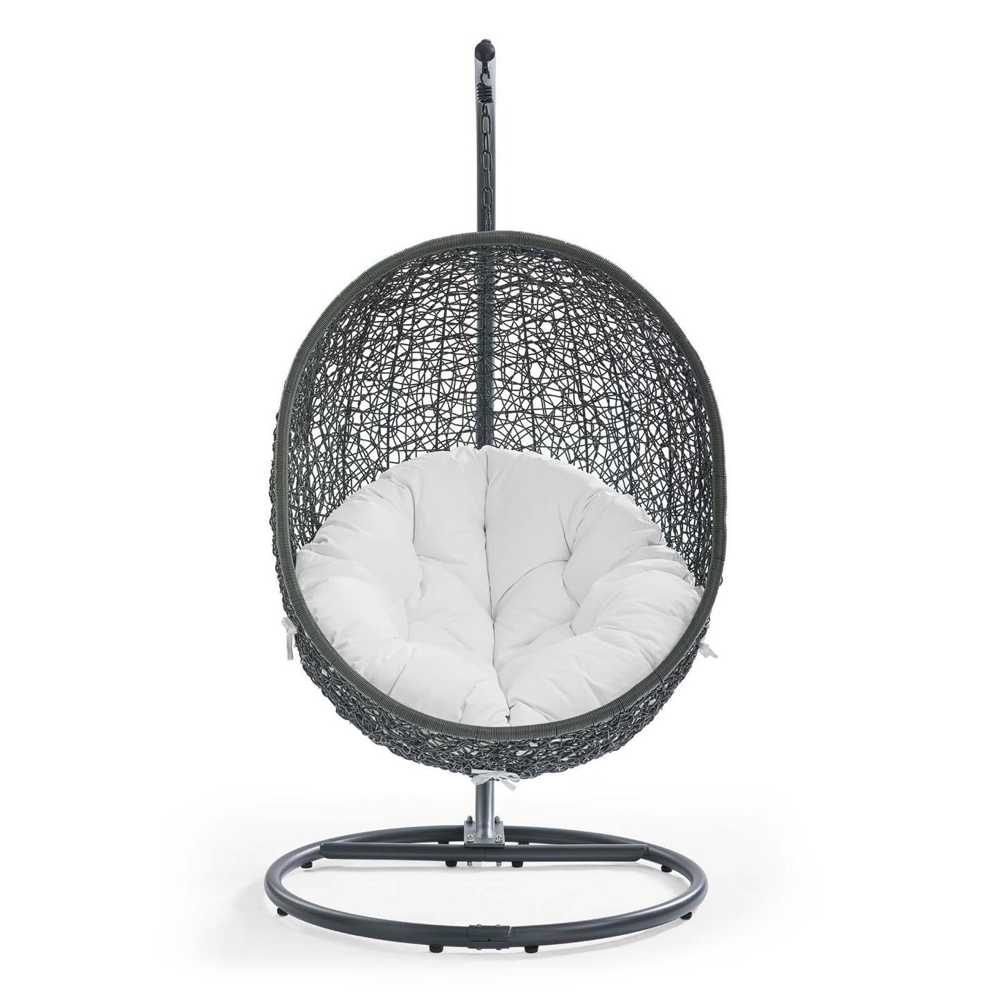 Silla mecedora para patio exterior Hide con soporte de Modway