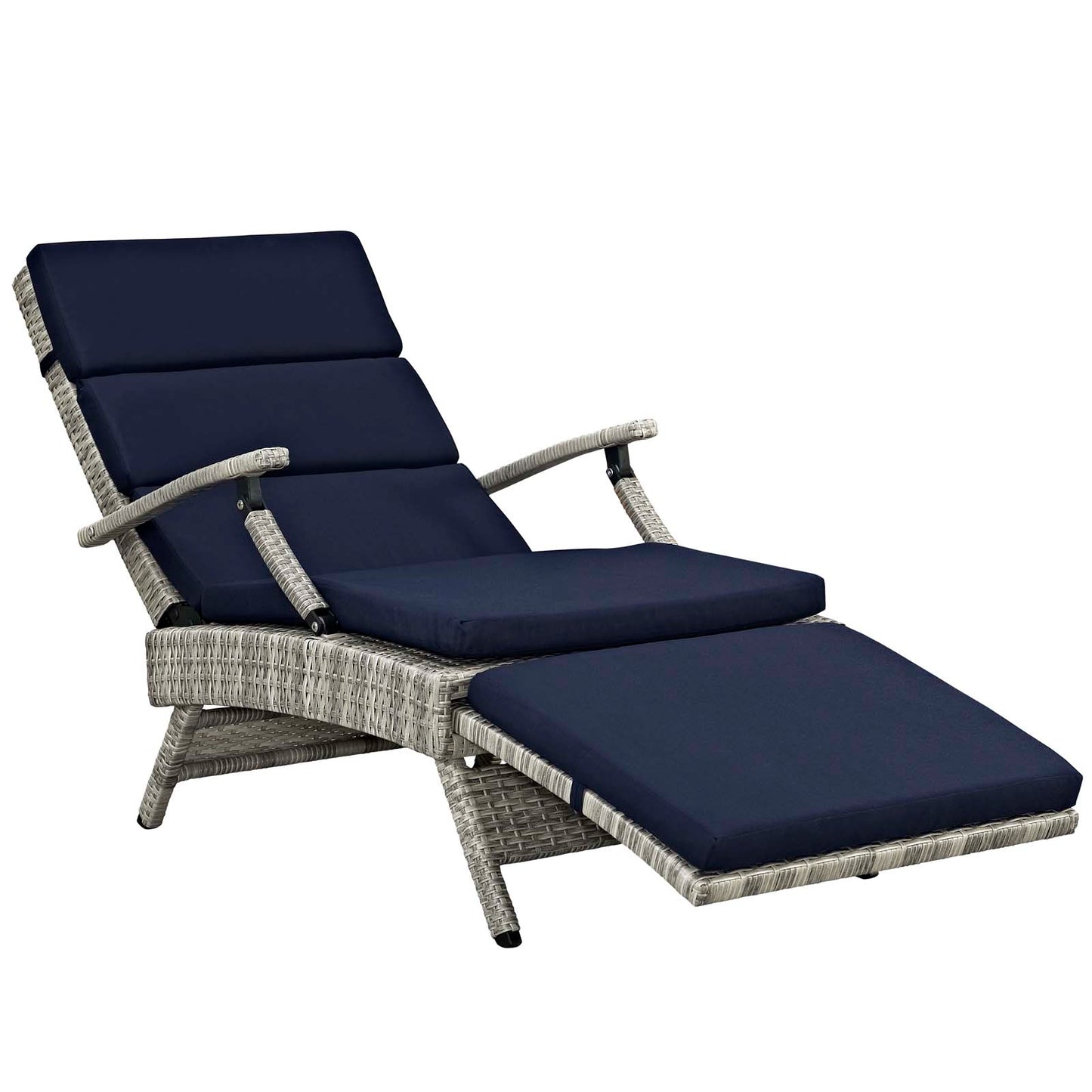 Envisage Chaise Outdoor Patio Wicker Rattan Lounge Chair