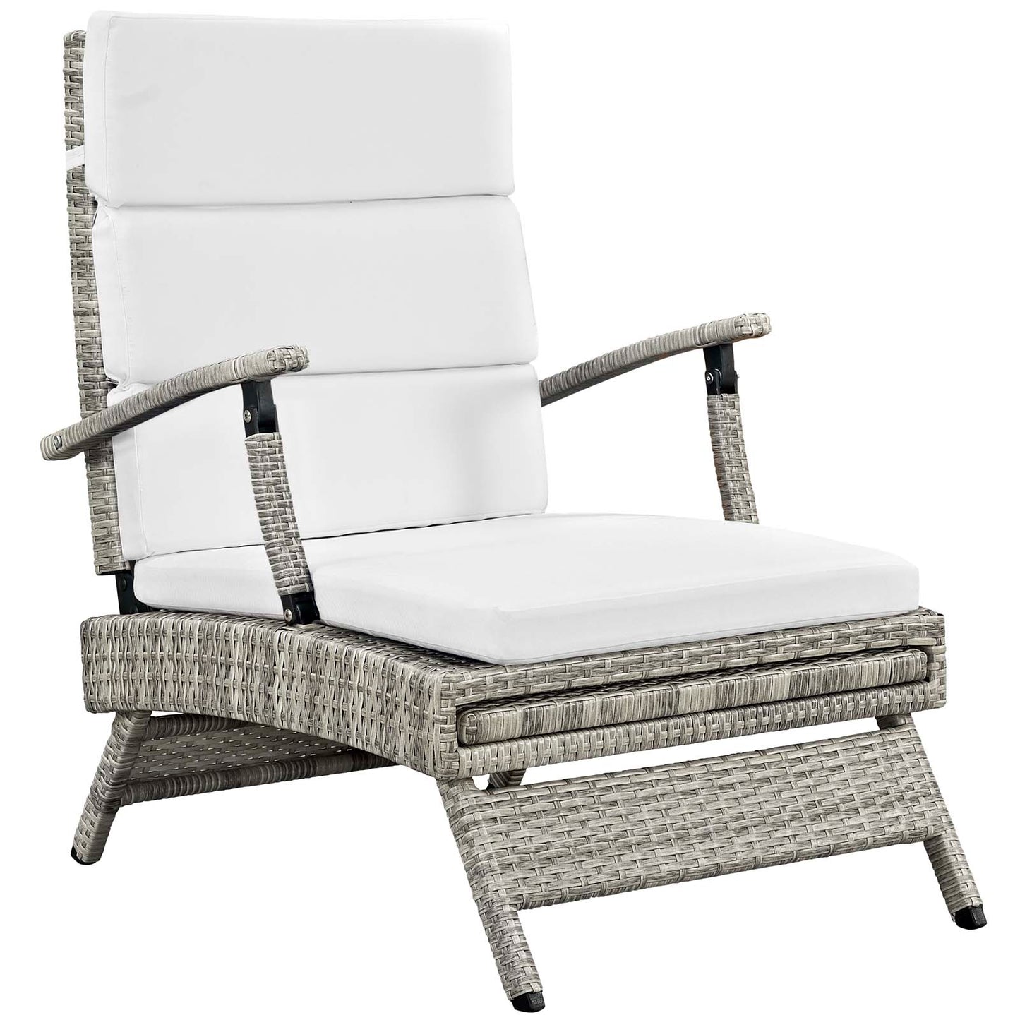 Envisage Chaise Outdoor Patio Wicker Rattan Lounge Chair