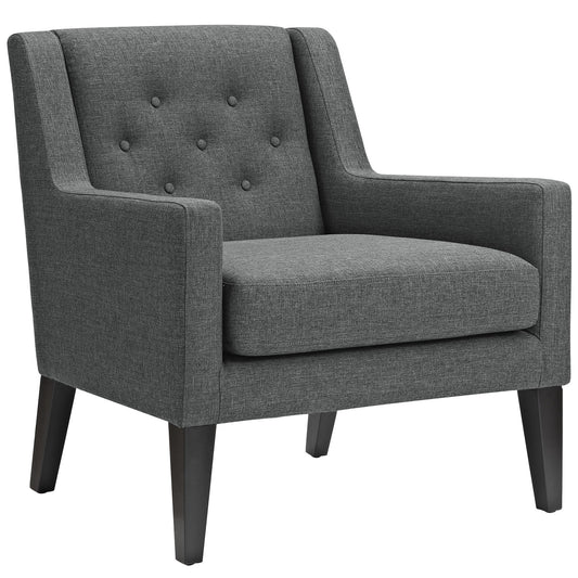 Fauteuil en tissu rembourré Earnest par Modway