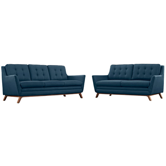 Beguile Upholstered Fabric Living Room Set Set of 2