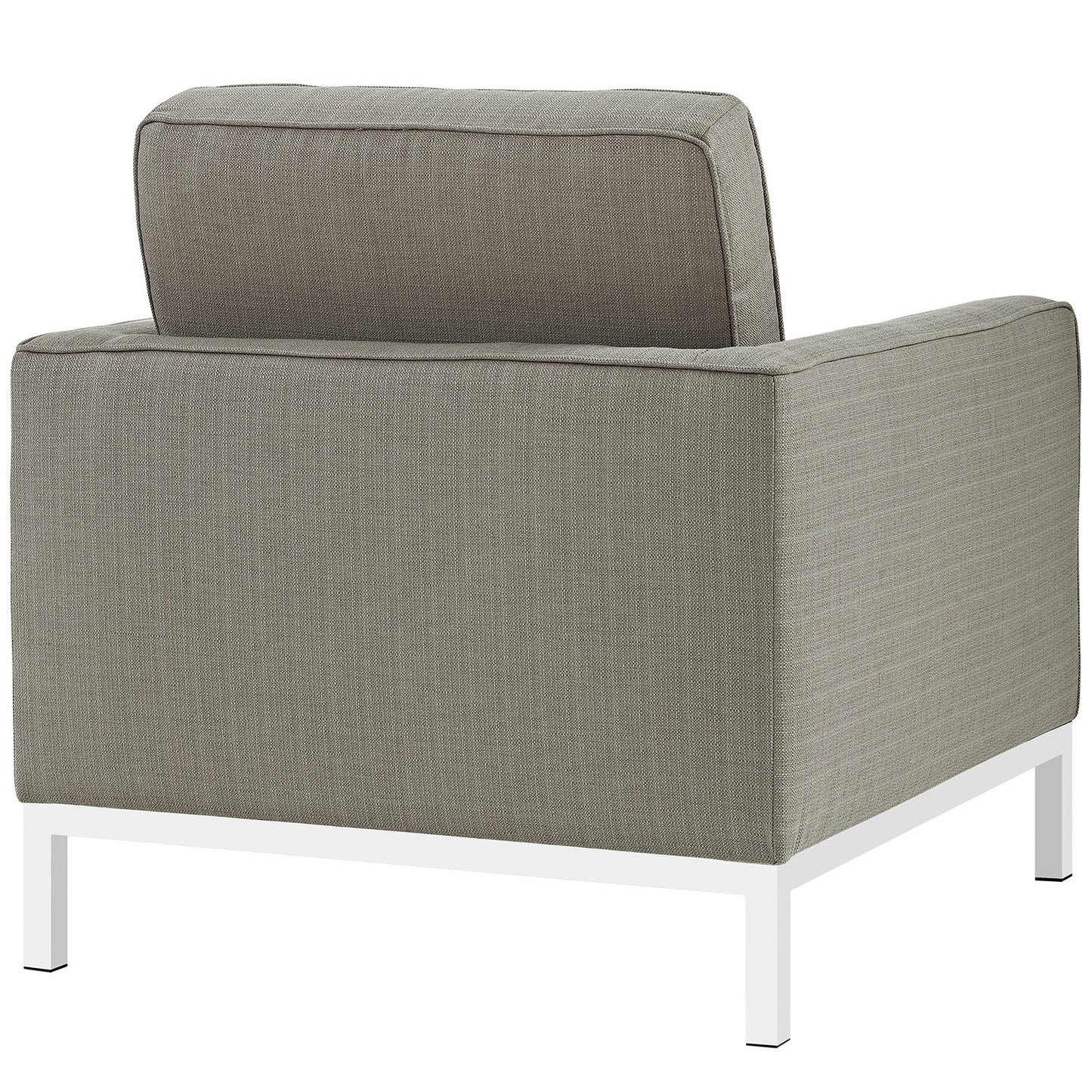 Loft Upholstered Fabric Armchairs Set of 2