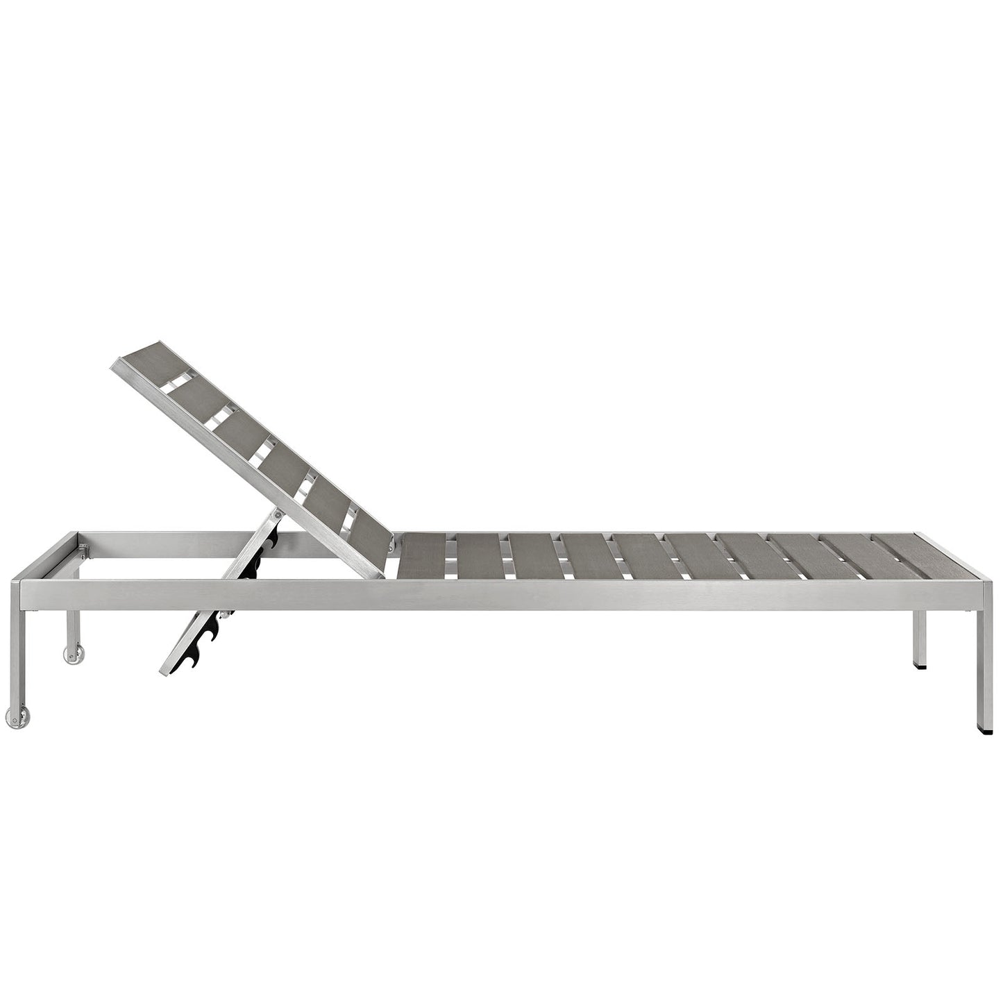 Shore Outdoor Patio Aluminum Chaise Set of 2