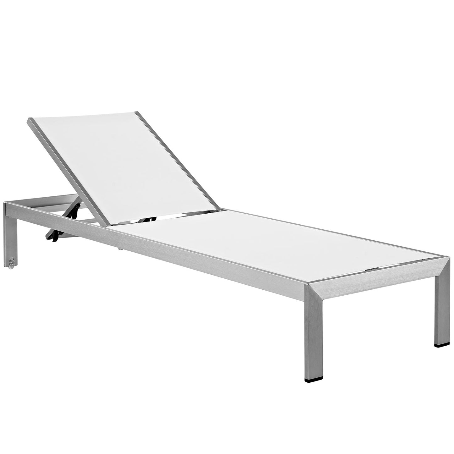 Shore Outdoor Patio Aluminum Chaise Set of 6