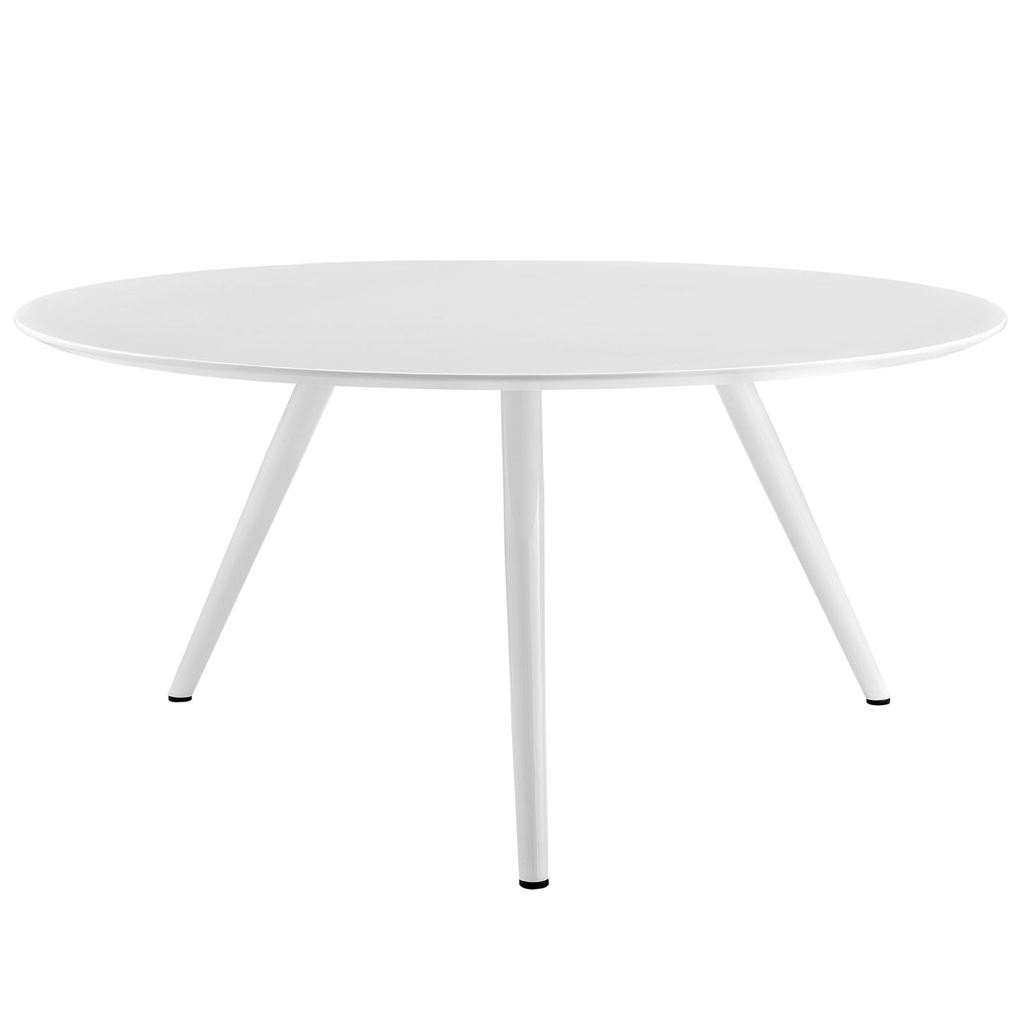 Mesa de comedor Lippa de 60" con tapa redonda de madera y base de trípode de Modway