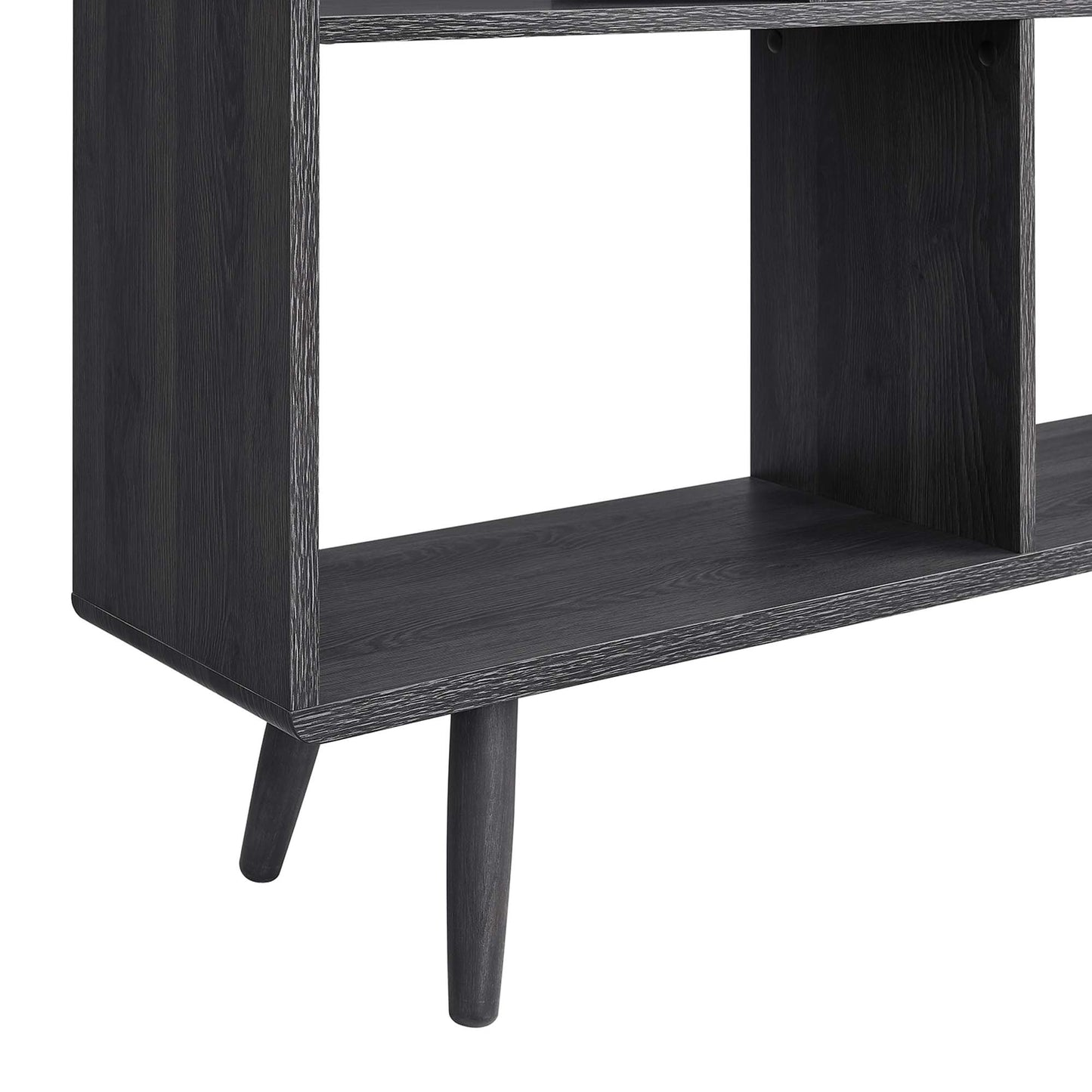 Transmit 7 Shelf Wood Grain Bookcase